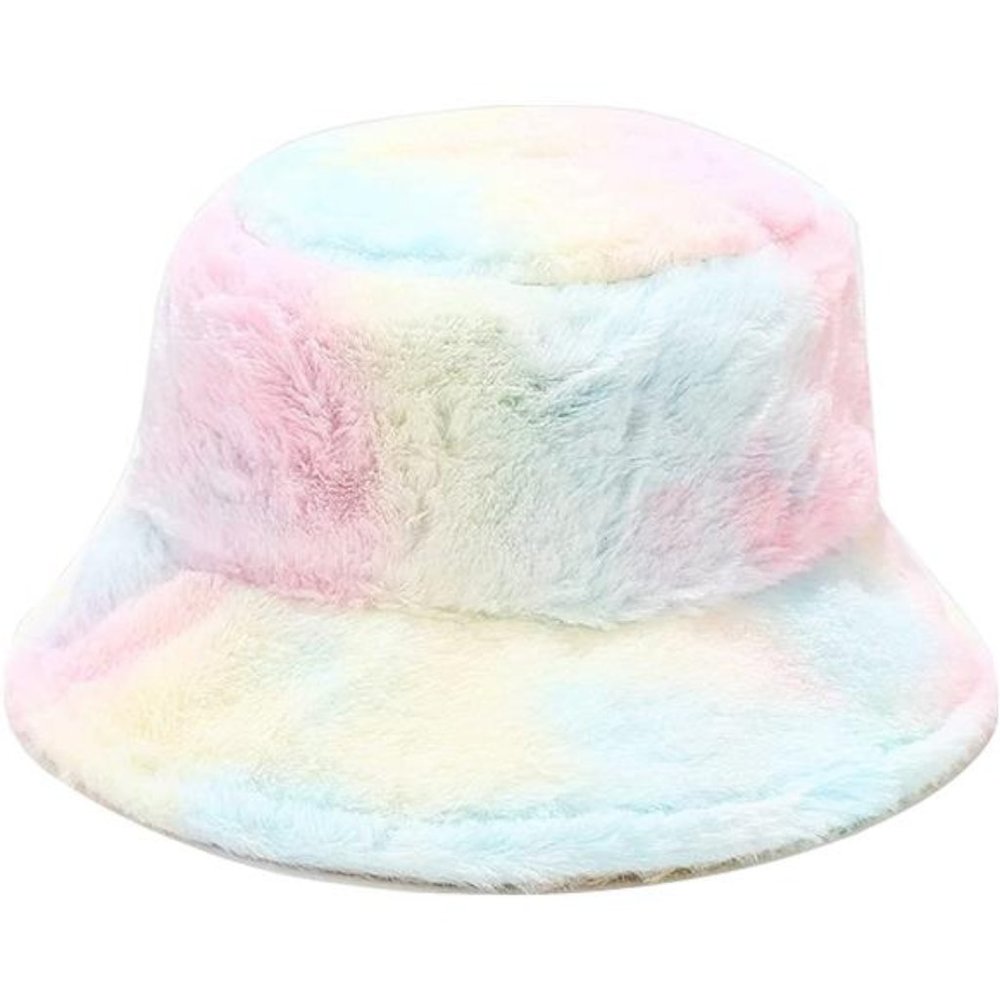 Women's Winter Faux Fur Fuzzy Warm Bucket Hat